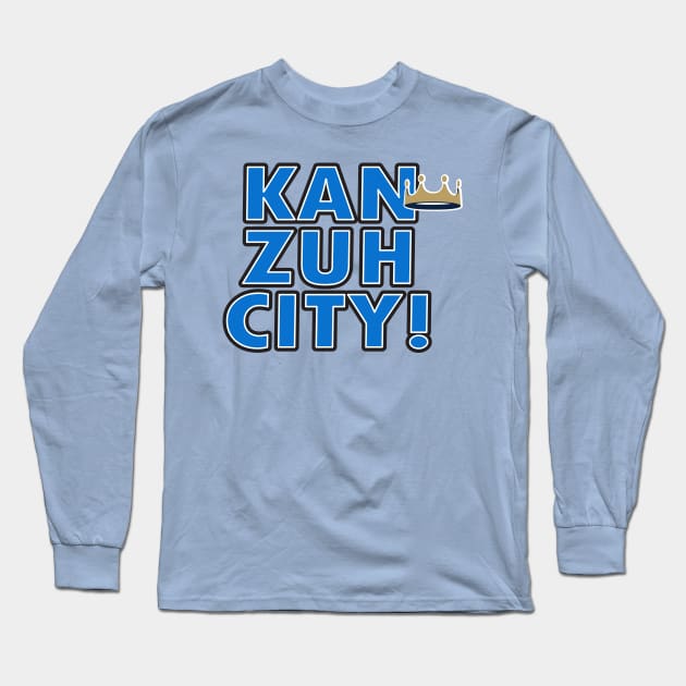 KAN-ZUH CITY Crown 2 Long Sleeve T-Shirt by Conservatees